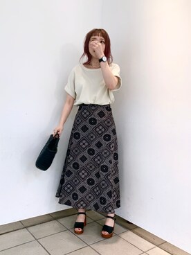 サトムラさん（レディース・163cm）の夏コーディネート