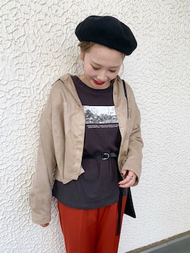 サトムラさん(レディース・163cm)の秋コーディネート