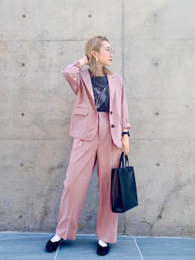 「アイテム（その他シューズ）」を使った、サトムラさん（レディース・163cm）の春コーディネート