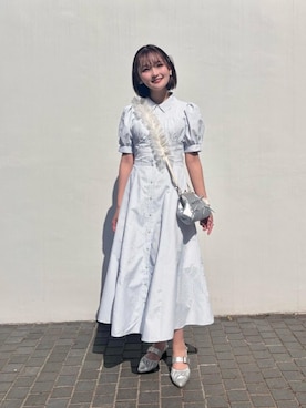 「ブルべ夏」｜AYAさん（レディース・160cm）の春コーディネート