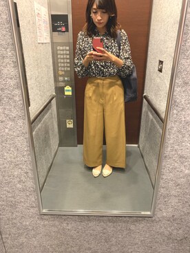 「N（エヌ）のアイテム（パンツ）」を使った、ryo1121 さん（レディース・163cm）の秋コーディネート