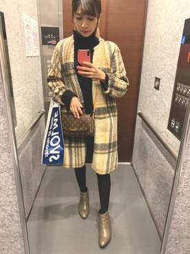 「ヴィトンバッグ」｜ryo1121 さん（レディース・163cm）の冬コーディネート