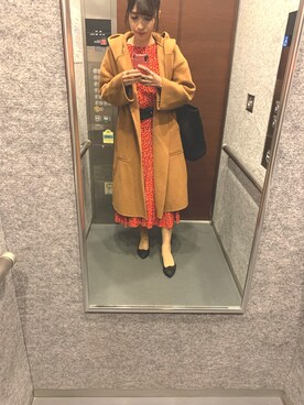 「Mila Owen（ミラオーウェン）のアイテム（ステンカラーコート）」を使った、ryo1121 さん（レディース・163cm）の春コーディネート