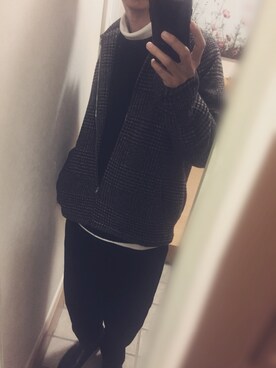 「シンプルおしゃれが好き」｜「アイテム（ブルゾン）」を使った、A/Tさん（メンズ・173cm）の秋コーディネート