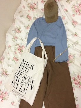 「ANOTHER BRANCH（アナザーブランチ）のアイテム（パンツ）」を使った、まいさん（レディース・148cm）の春コーディネート