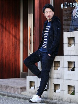 「TATRAS（タトラス）のアイテム（その他アウター）」を使った、AKIHIROさん（メンズ・175cm）の春コーディネート