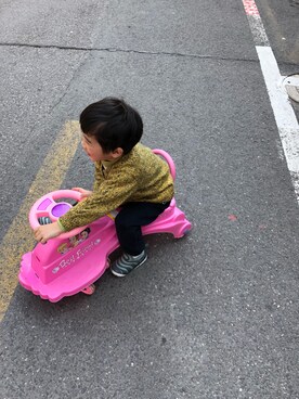 「g（ジー）のアイテム」を使った、一扎美少年さん（レディース・160cm）の春コーディネート