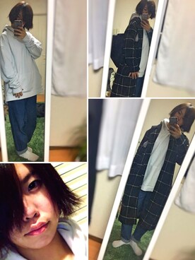 marieさん（レディース・160cm）の冬コーディネート
