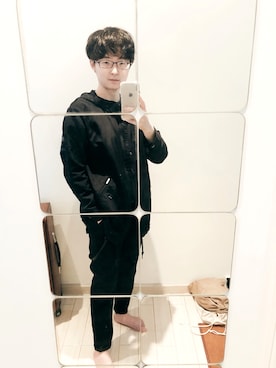 「Carhartt（カーハート）のアイテム（モッズコート）」を使った、中山ひろきさん（レディース・160cm）の春コーディネート