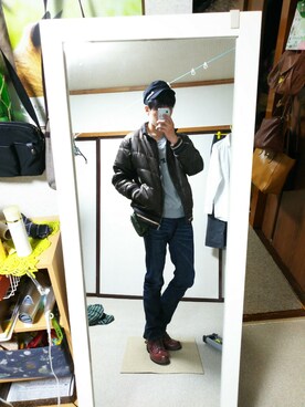 家電将軍さん（メンズ・178cm）の春コーディネート