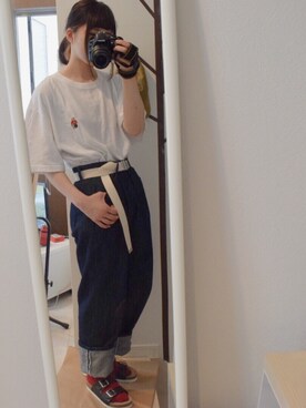 「VIE（ヴイー）のアイテム」を使った、ほのかさん（レディース・161cm）の夏コーディネート