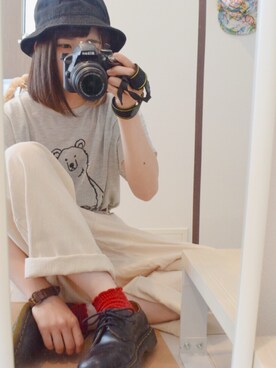 「VIE（ヴイー）のアイテム」を使った、ほのかさん（レディース・161cm）の夏コーディネート