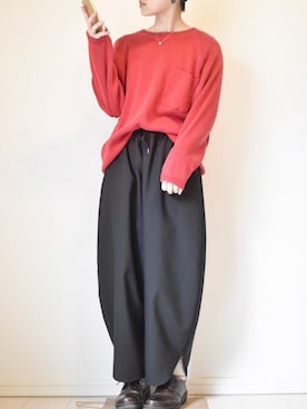 「NAOT」｜「アイテム（その他）」を使った、ほのかさん（レディース・161cm）の秋コーディネート