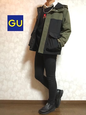 「PUBLIC TOKYO（パブリックトウキョウ）のアイテム（スリッポン）」を使った、Naokiさん（メンズ・177cm）の冬コーディネート