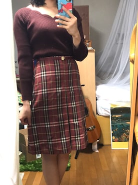 BURBERRY BLUE LABELのスカート（ピンク系）を使った人気