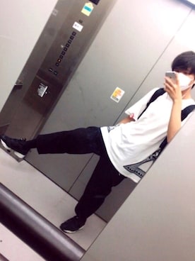 「アイテム（腕時計、パープル系）」を使った、Yütaさん（メンズ・177cm）の夏コーディネート