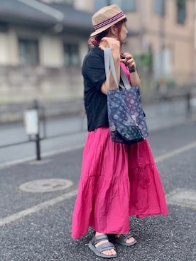 YOKOBORIさん(レディース・156cm)の夏コーディネート