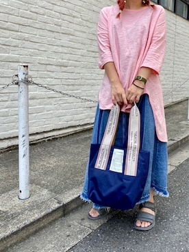 YOKOBORIさん(レディース・156cm)の夏コーディネート
