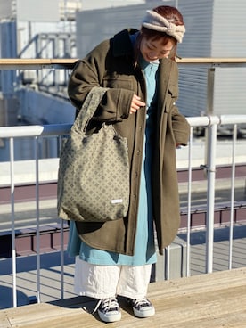 YOKOBORIさん（レディース・156cm）の冬コーディネート