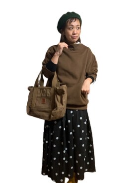 YOKOBORIさん（レディース・156cm）の冬コーディネート