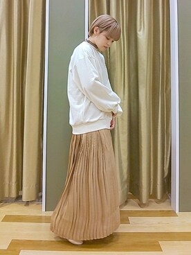 シャイニープリーツスカート」の人気ファッションコーディネート - WEAR