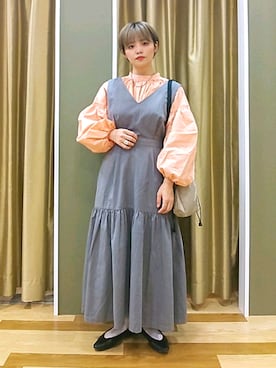 「春カラー」｜「アイテム（その他トップス）」を使った、◎saki◎さん（レディース・150cm）の春コーディネート
