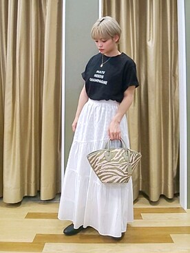 ◎saki◎さん（レディース・150cm）の春コーディネート