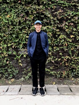 「TOMMY（トミー）のアイテム（帽子）」を使った、nickyangさん（メンズ・176cm）の冬コーディネート