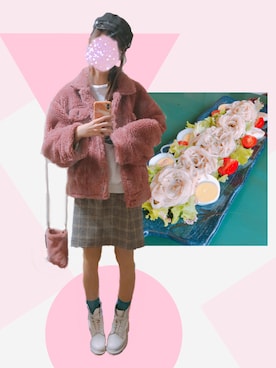 「MONKI（モンキ）のアイテム（レッグウェア）」を使った、塔酱wさん（レディース・176cm）の春コーディネート