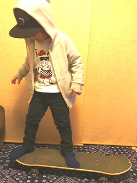 ♡りぼん♡さん（キッズ・100cm）の冬コーディネート