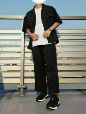 「UNIQLO（ユニクロ）の50色ソックス（消臭機能付き）（ソックス/靴下）」を使った、じゅんさん（メンズ・174cm）の夏コーディネート