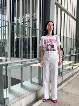 Tシャツ カットソーを使った 黒柳徹子 のレディース人気ファッションコーディネート ユーザー その他ユーザー 季節 9月 11月 Wear