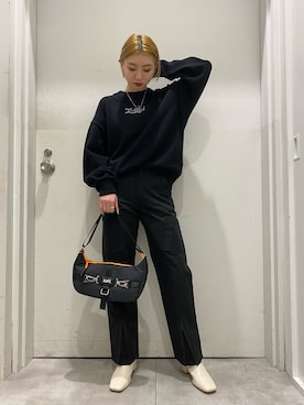 伊藤捺美さん（レディース・158cm）の冬コーディネート