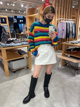 伊藤捺美さん（レディース・158cm）の春コーディネート