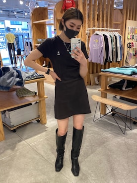 伊藤捺美さん（レディース・158cm）の春コーディネート