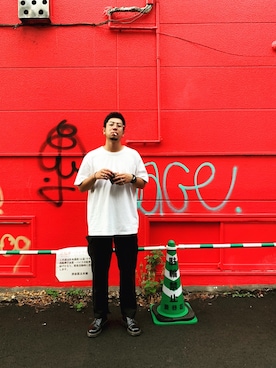 「Dr. Martens（ドクターマーチン）のDr.Martens ドクターマーチン 1460Z 8EYE BOOT 8ホールブーツ 11822006 BLACK（ブーツ）」を使った、syu.0928さん（メンズ・180cm）の秋コーディネート