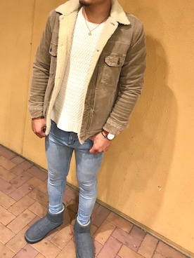 「ADEXE（アデクス）のアイテム」を使った、rikuさん（メンズ・172cm）の秋コーディネート