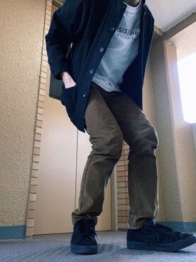 「Steven Alan（スティーブンアラン）のアイテム（カバーオール）」を使った、charch0906さん（メンズ・172cm）の秋コーディネート