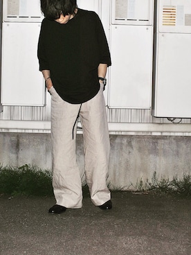 「semoh（セモー）のアイテム」を使った、RYOTAさん（メンズ・170cm）の夏コーディネート
