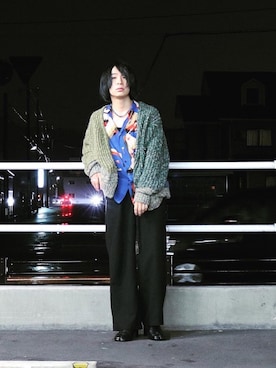 「CLANE（クラネ）のアイテム（パンツ）」を使った、RYOTAさん（メンズ・170cm）の秋コーディネート