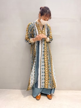 「A.P.C.（アーペーセー）のアイテム（ワンピース/ドレス）」を使った、ayameさん（レディース・156cm）の秋コーディネート