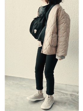 「ハイネックトップス」｜Limさん（キッズ・120cm）の春コーディネート