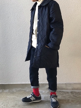 「キルティングコート」｜Limさん（キッズ・120cm）の秋コーディネート