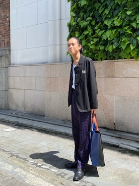 「MARNI（マルニ）のアイテム（財布/小物）」を使った、WATARUさん（メンズ・174cm）の春コーディネート