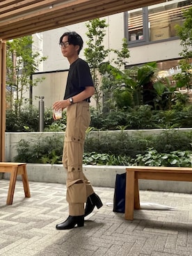 「おとなコーデ」｜「アイテム（ブーツ）」を使った、WATARUさん（メンズ・174cm）の夏コーディネート