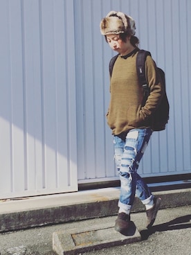 serinaさん（レディース・153cm）の冬コーディネート