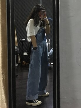 「休闲」｜「アイテム（その他シューズ）」を使った、abee1111さん（レディース・156cm）の春コーディネート