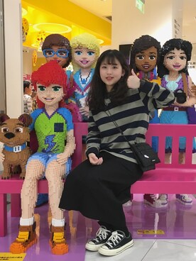 「休闲」｜「アイテム（その他シューズ）」を使った、abee1111さん（レディース・156cm）の春コーディネート