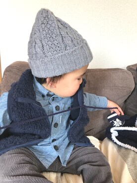 いとうさんさん(キッズ・80cm)の冬コーディネート