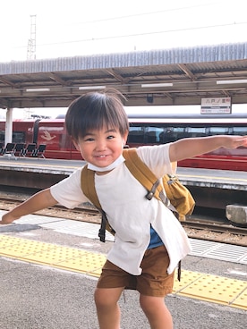 いとうさんさん（キッズ・100cm）の夏コーディネート